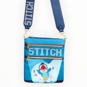 Disney Loungefly Lilo & Stitch Elvis Stitch Stage Crossbody Bag